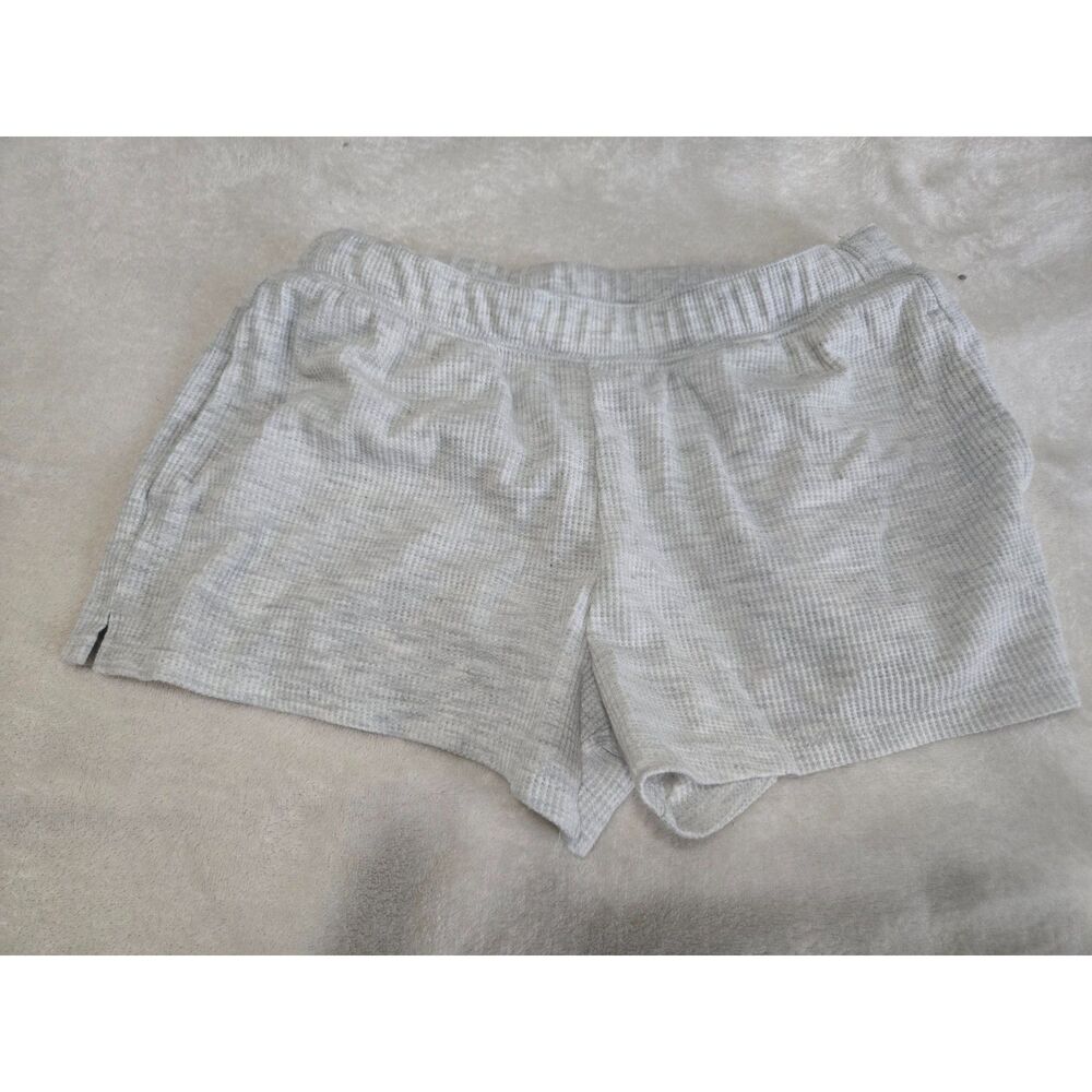 Aeropostale Women’s XXS Gray Waffle Knit Lounge Shorts Stretch Casual